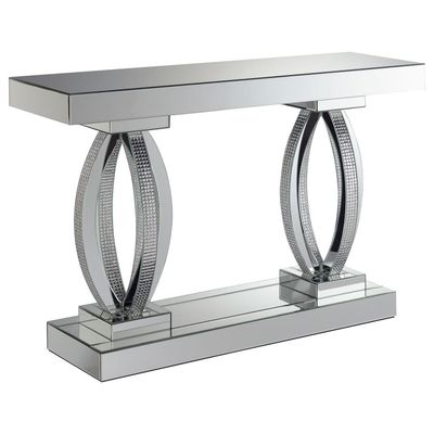 MIRRORED SILVER CONSOLE