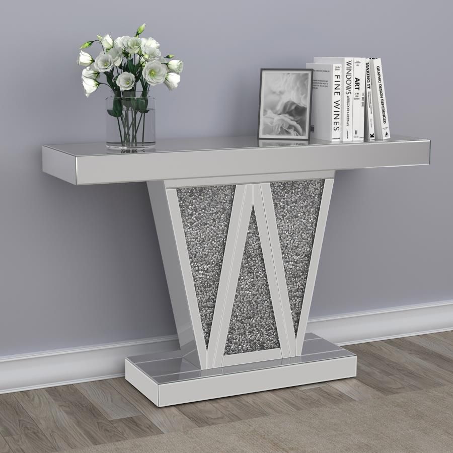RECTANGULAR MIRRORED CONSOLE