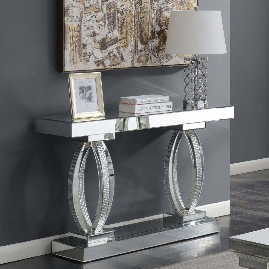 MIRRORED SILVER CONSOLE