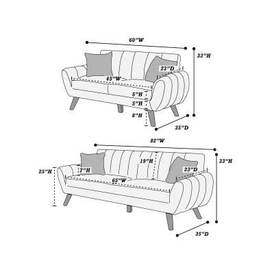 2PC SOFA SET
