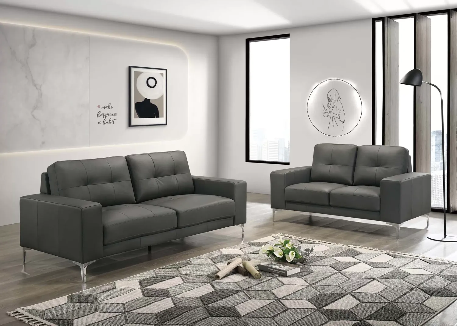 2PC SOFA SET