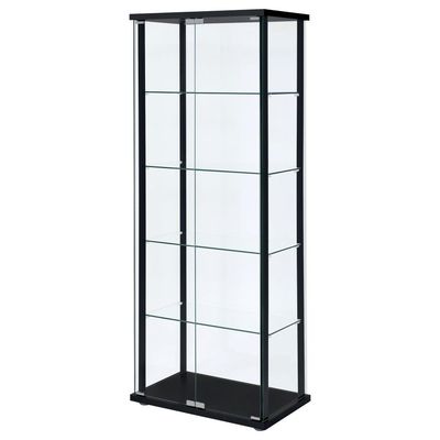 CLEAR GLASS DISPLAY CABINET
