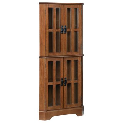 WOODEN CORNER CABINET