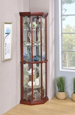CORNER CURIO CABINET