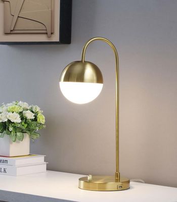 SPHERICAL TABLE LAMP GOLD