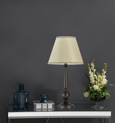 SET OF 2 LAMP BRONZE