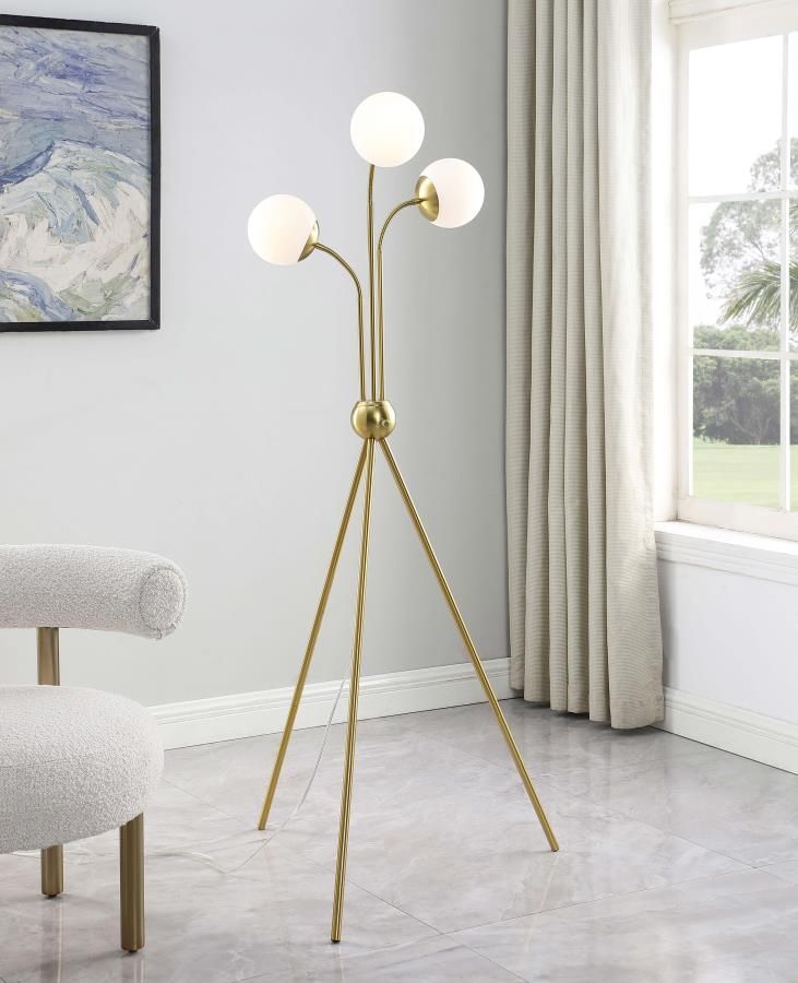 SPHERICAL TRIPOD TREE FLOOR LAMP