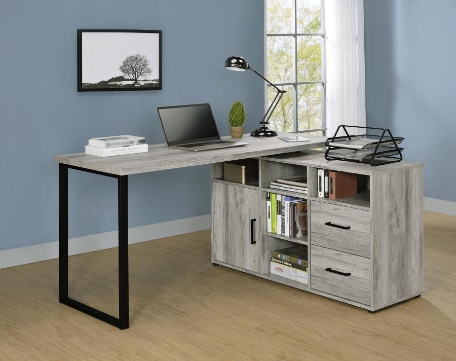 DESK COMPUTER GRAY