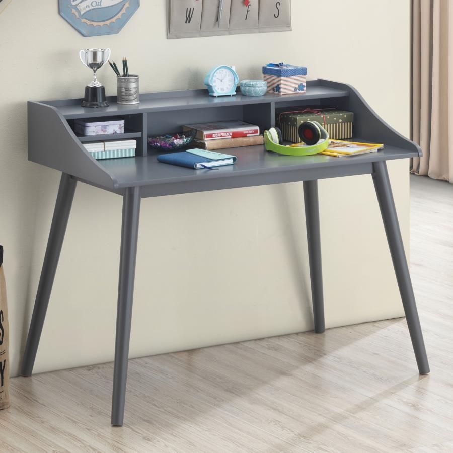 45INCH 4COMPARTMENT DESK GRAY