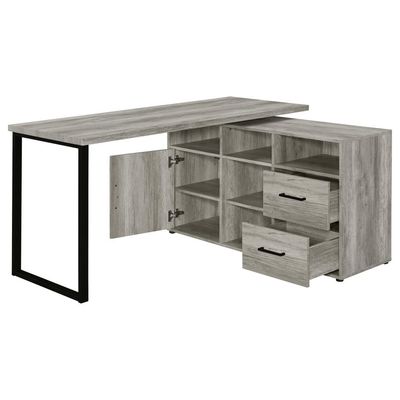 DESK COMPUTER GRAY