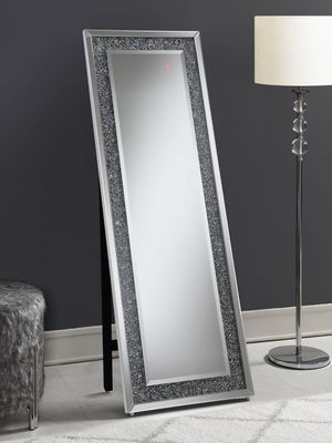 CRYSTAL LED FLOOR MIRROR