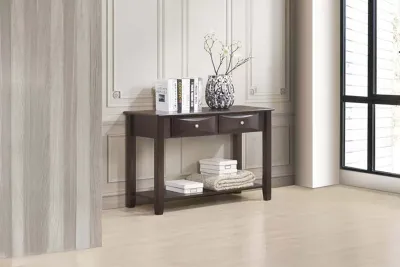 WOODEN CONSOLE TABLE