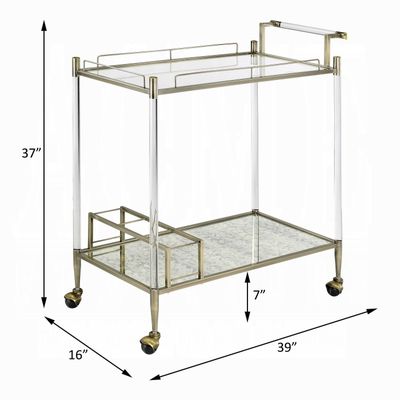 GOLDEN KITCHEN CART