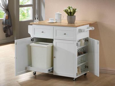 KITCHEN CART WHITE