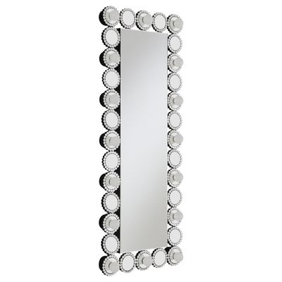 MIRROR WITH LIGHTING SILVER