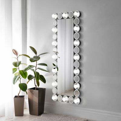 MIRROR WITH LIGHTING SILVER