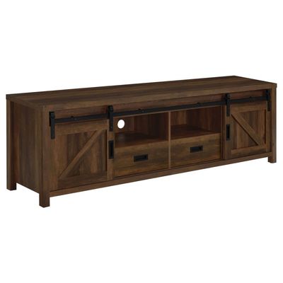 WOOD TV STAND 79'INCH