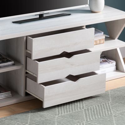 WHITE TV STAND
