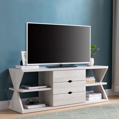 WHITE TV STAND