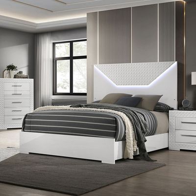 WHITE 4PC BEDROOM SET