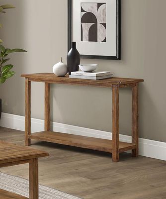 WOOD CONSOLE TABLE