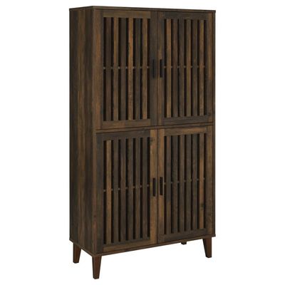 4DOOR TALL WOOD CABINET