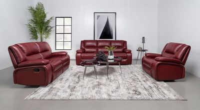 3PC RECLINER SET RED