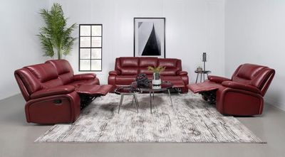 3PC RECLINER SET RED