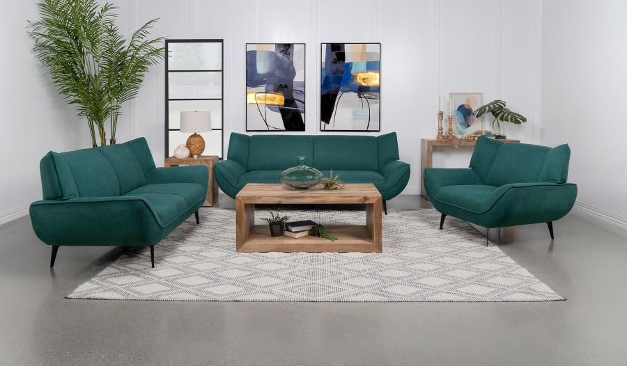 3PC SOFA SET BLUE