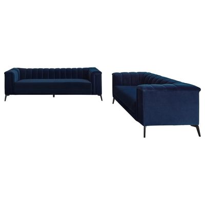 2PC SOFA SET BLUE