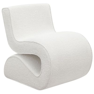 CURVED ACCENT CHAIR