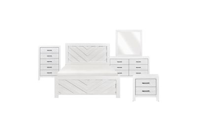 4PC BEDROOM SET WHITE