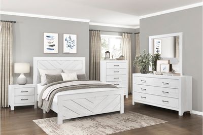 4PC BEDROOM SET WHITE