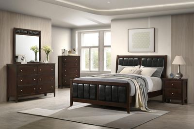 4PC BEDROOM SET CAPPUCCINO