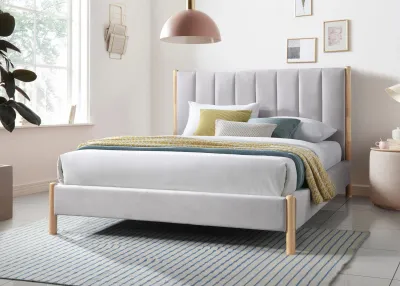 BEDFRAME QAUEEN GREY