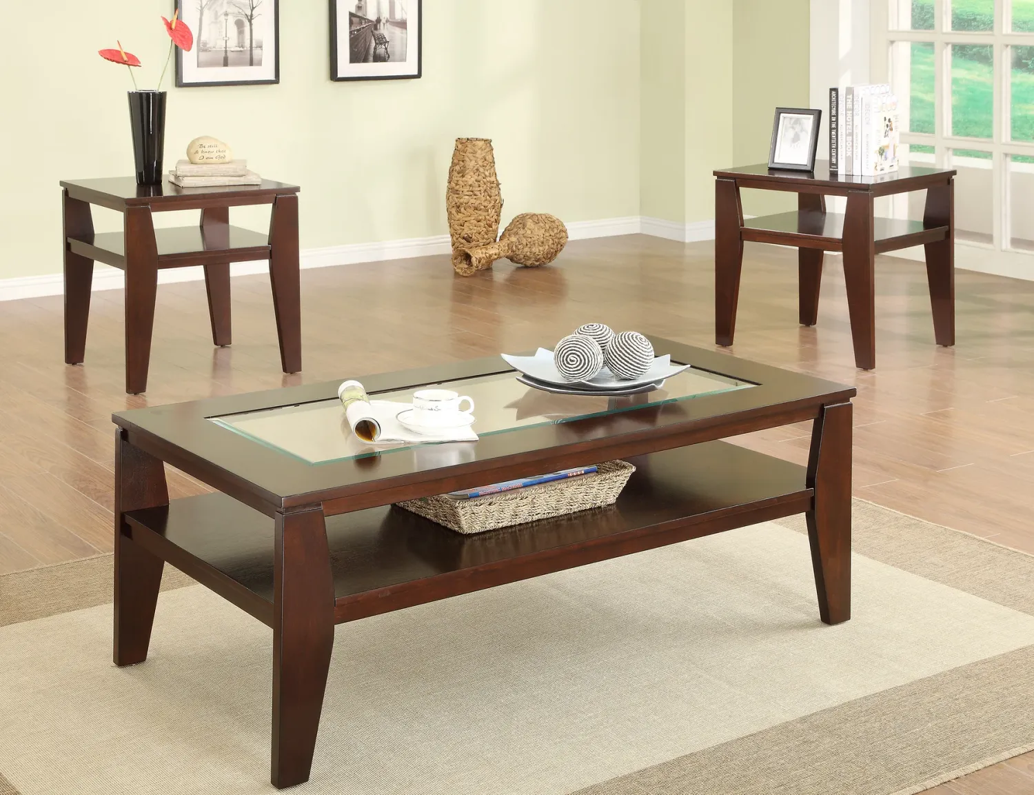 3PC COFFEE TABLE SET