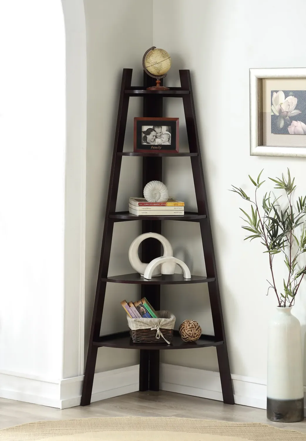 CORNER DISPLAY RACK