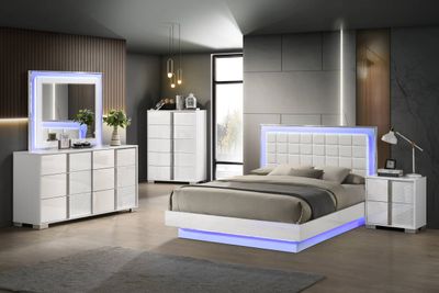 4PC BEDROOM SET WHITE
