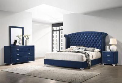 4PC BEDROOM SET PACIFIC BLUE