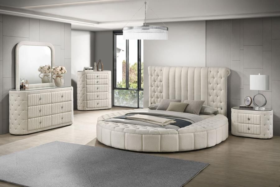 4PC BEDROOM SET WHITE