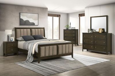 4PC WOOD BEDROOM SET