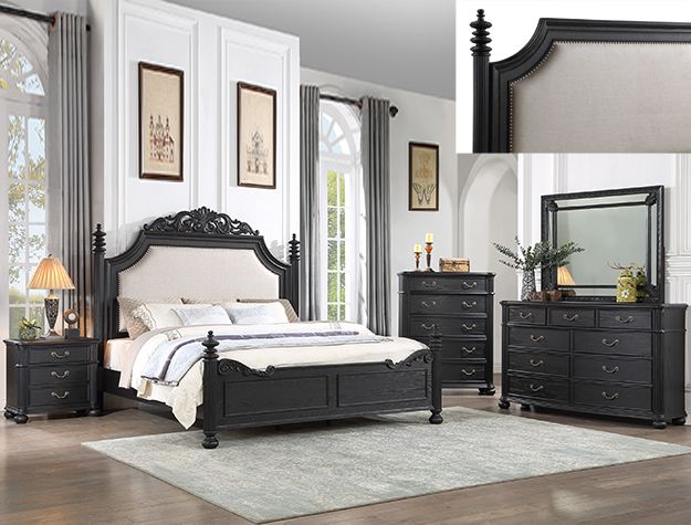 4PC KING BEDROOM SET