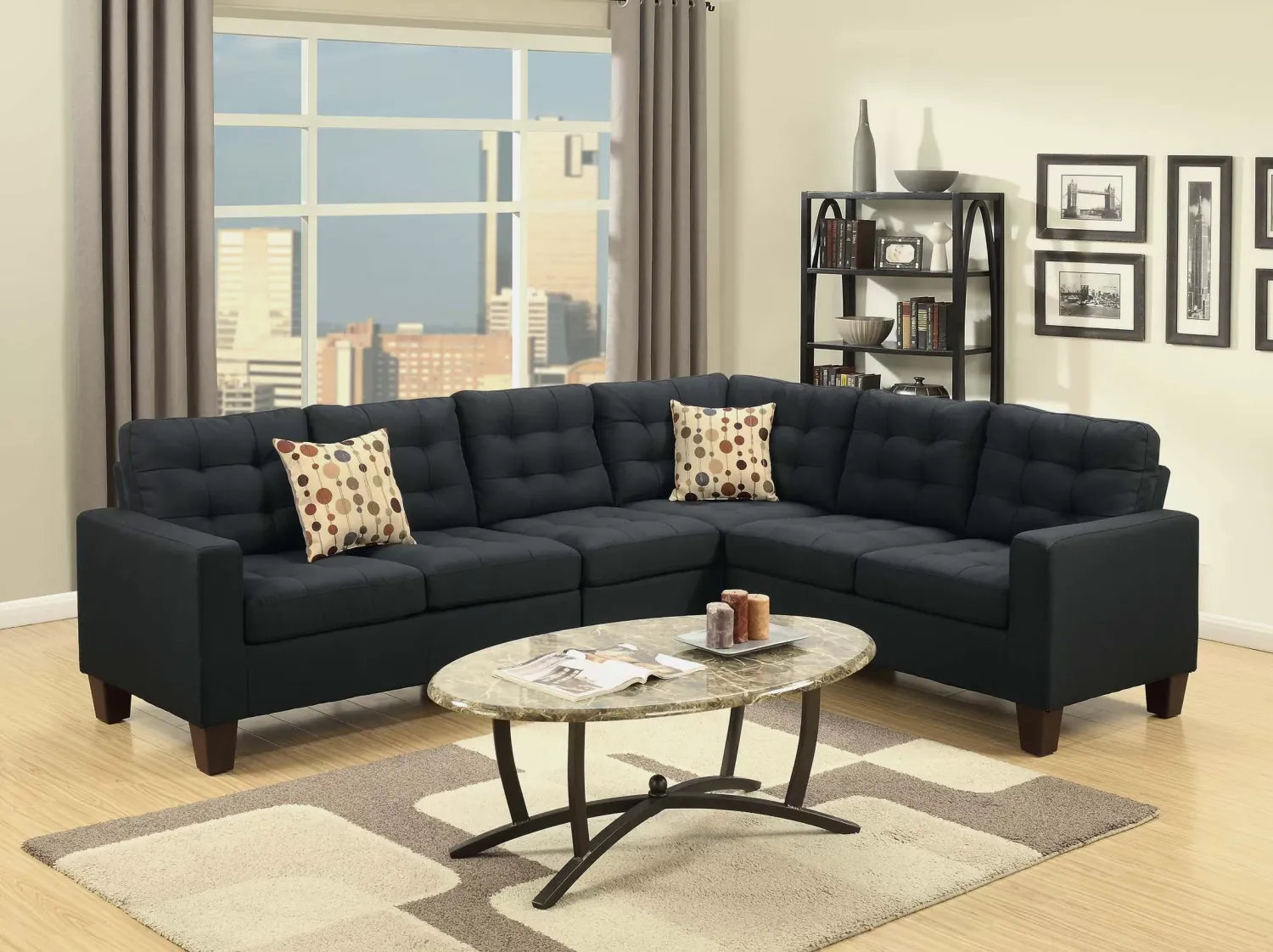 UPHOLSTERED MODULAR SECTIONAL