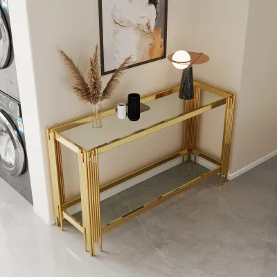 CONSOLE TABLE GOLD