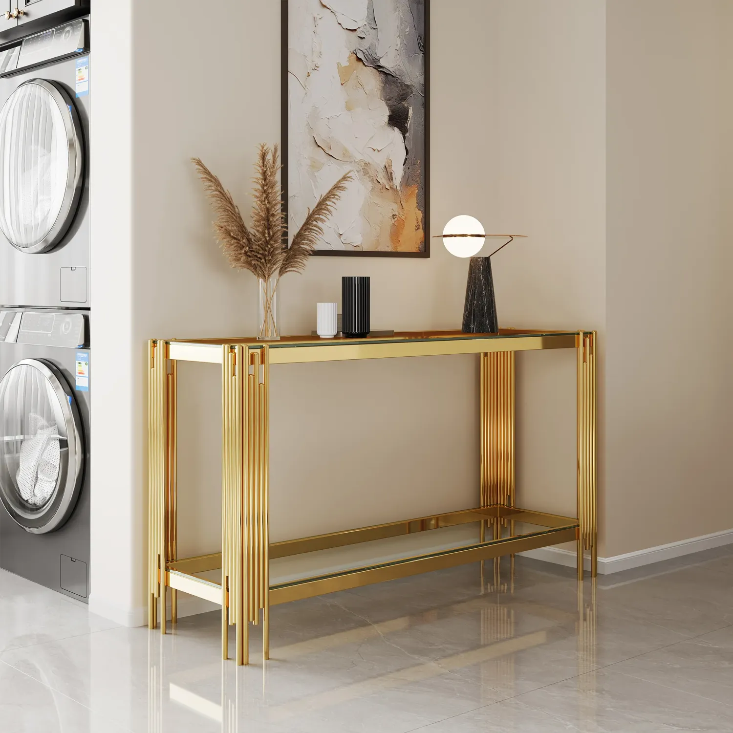 CONSOLE TABLE GOLD