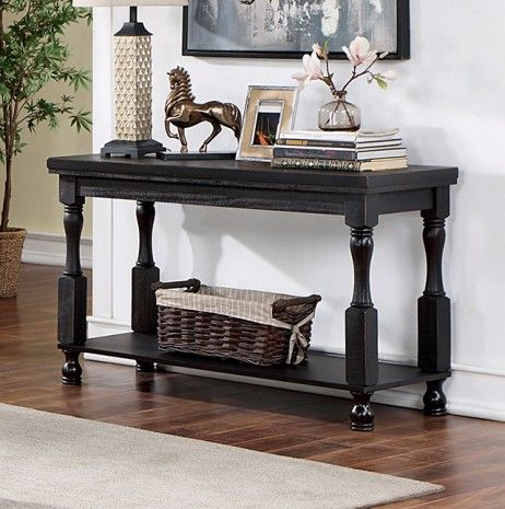 SOFA TABLE BLACK