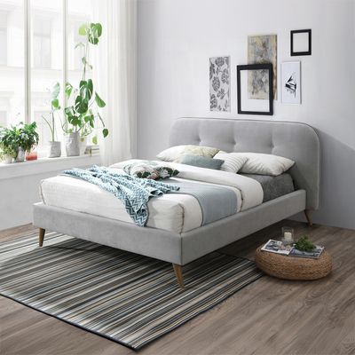 GREY EKING BEDFRAME