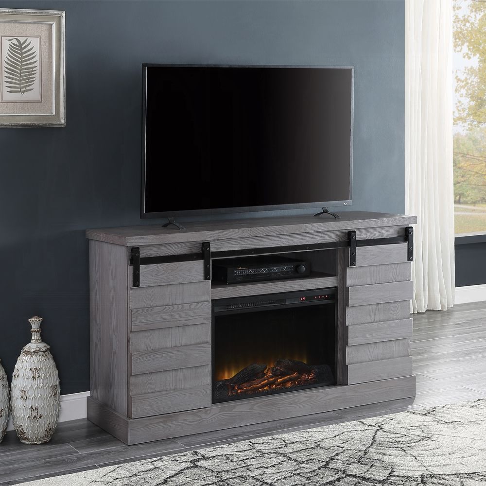 GREY TV STAND