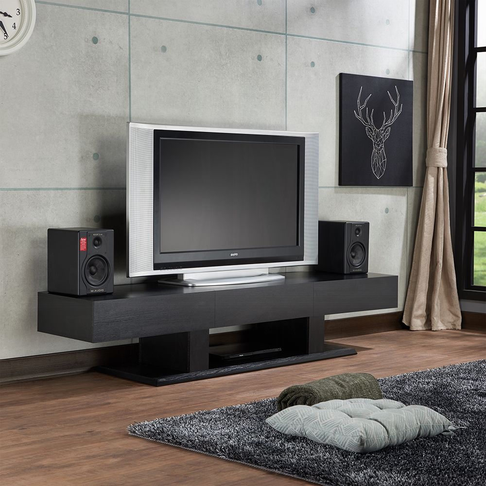 BLACK TV STAND