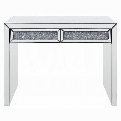 SILVER CONSOLE TABLE